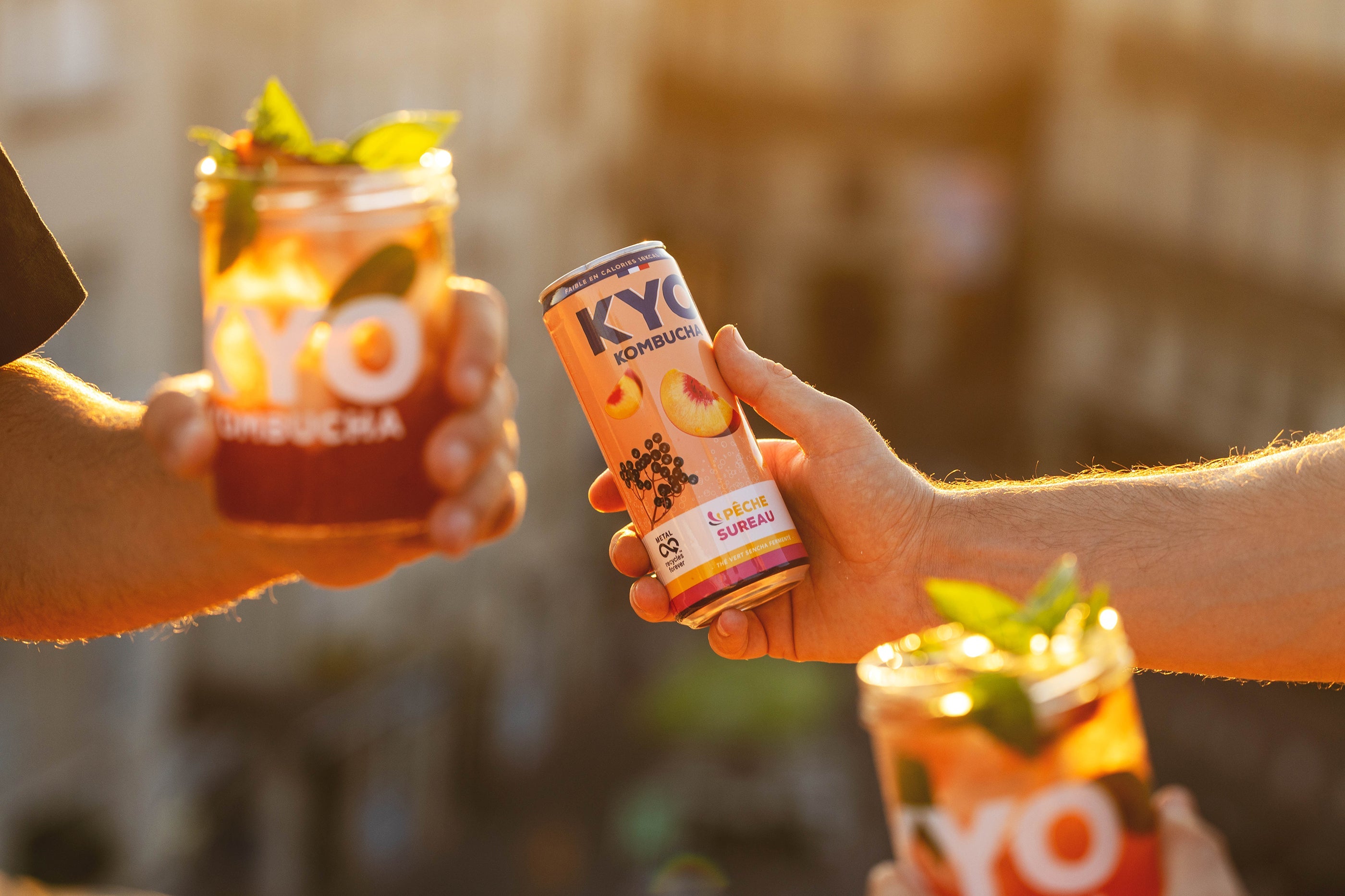 Peachy Sunset - KYO KOMBUCHA