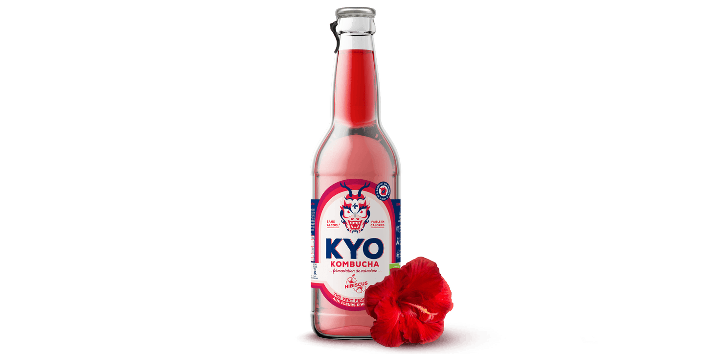 KYO KOMBUCHA - Expérience Hibiscus (12x33cl)
