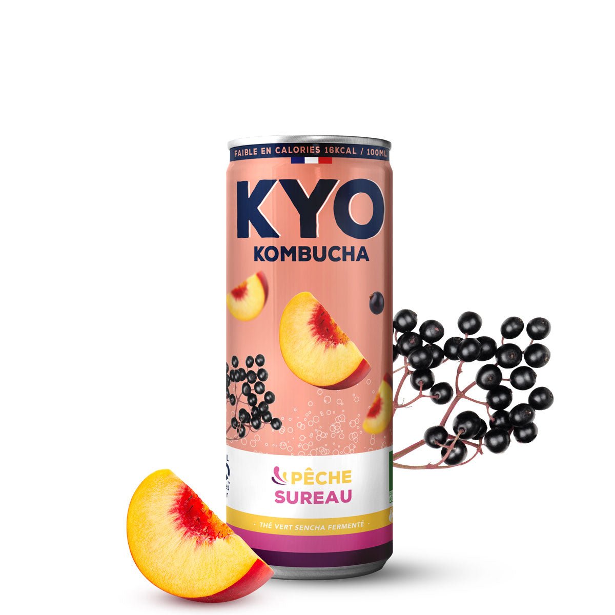 KYO KOMBUCHA - Kyo Kombucha Pêche Sureau