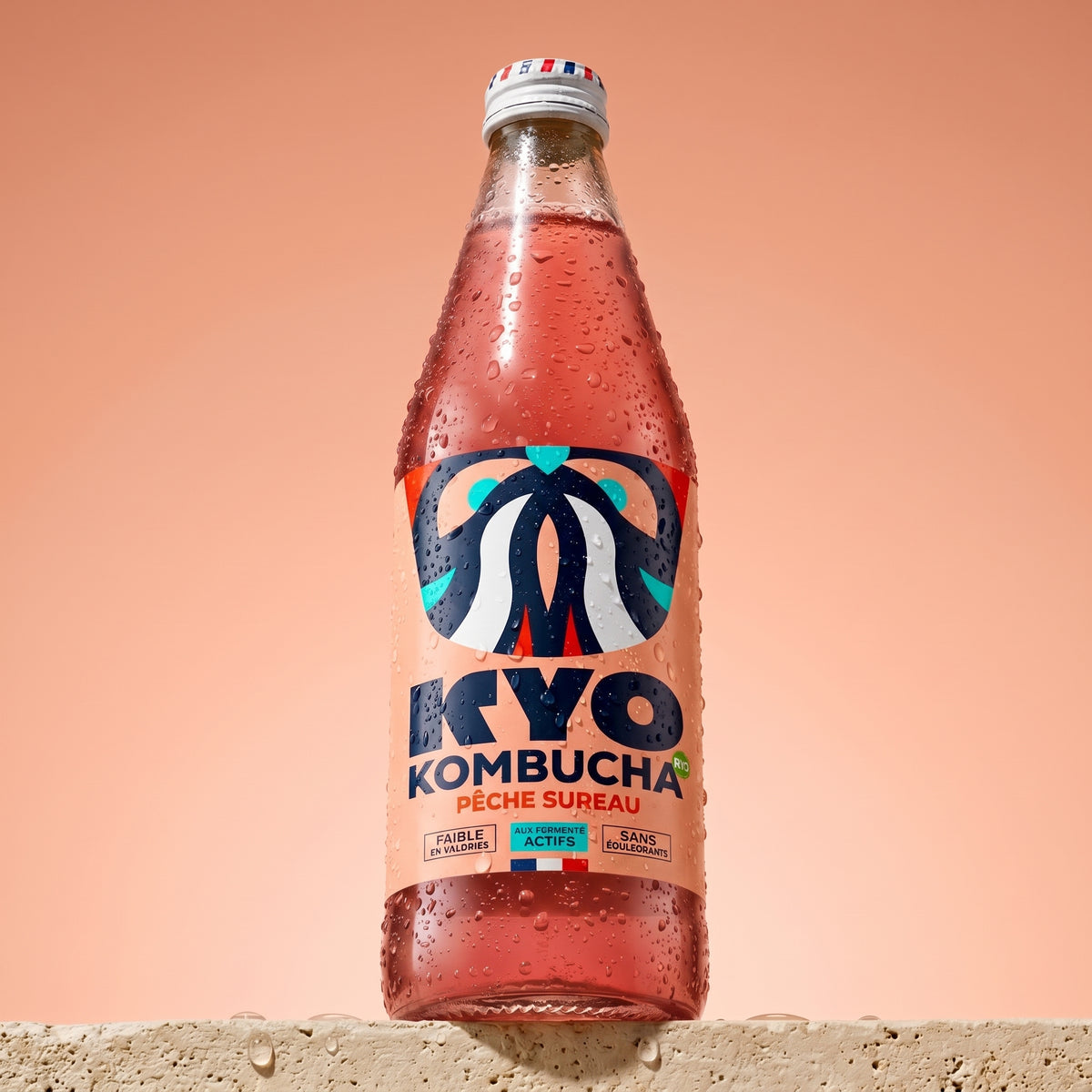 KYO Kombucha Peche Sureau